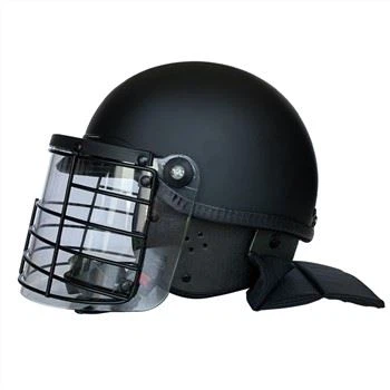 Anti Riot Helmet Lub Taub Hau Kev Tiv Thaiv Kev Ncaj Ncees