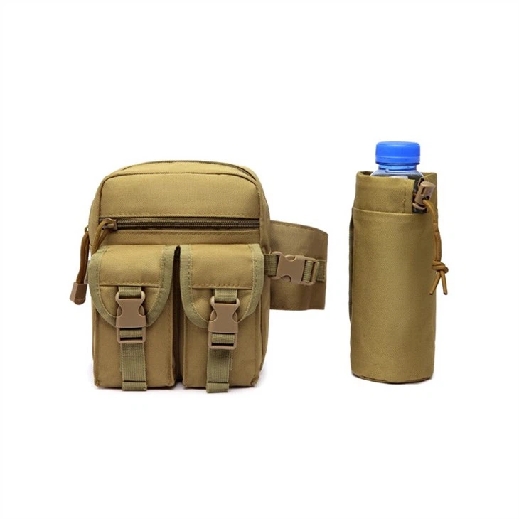Jungle Camouflage Army Field Portable Tactical Waist Backpack Water Bottle Bag For Outdoor Camping